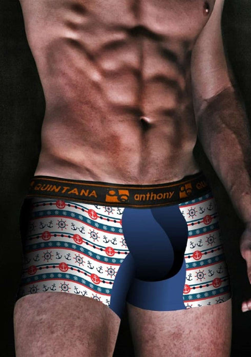 Men's AQ Trunk Men's Hybrid Collection Boxer Briefs Trunk-up Hot Pants – 3-Pack